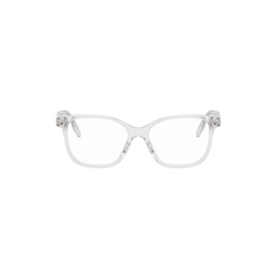 Transparent Square Glasses 231461F004004