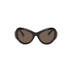 Black Futuristic Sunglasses 231461F005001