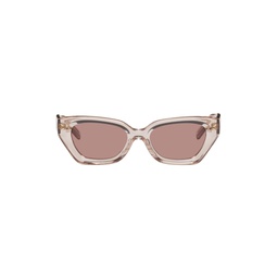 Pink Angular Sunglasses 231461F005024