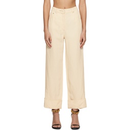 Off White Button Trousers 231471F087003