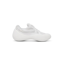 White Bumper Hike Low Top Sneakers 231477F128003