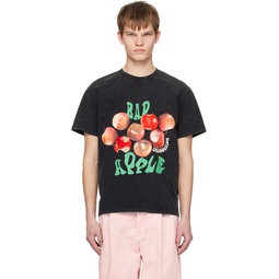 Gray Bad Apple Oversized T Shirt 231477M213025