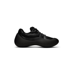 Black Bumper Hike Low Top Sneakers 231477M237005