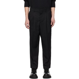 Black Carrot Fit Trousers 231482M191011