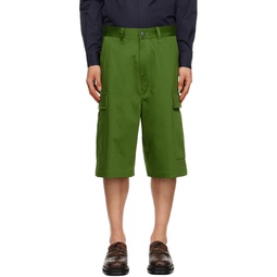 Green Pocket Shorts 231482M193022