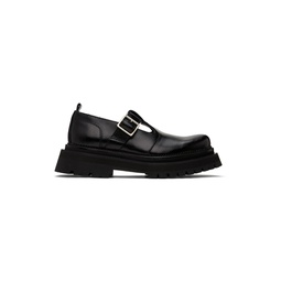 Black Round Toe Loafers 231482M231001