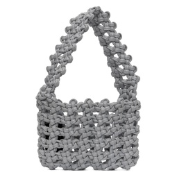 Gray Knot Armpit Bag 231493F048008