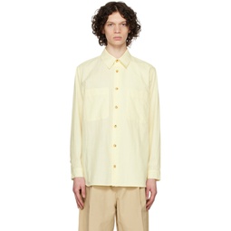 Yellow Layered Shirt 231495M192010