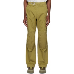 Khaki Stamped Cargo Pants 231537M188001