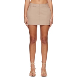 Brown Bethany Miniskirt 231542F090001