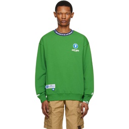 Green Patch Sweatshirt 231547M204019