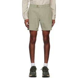 Green Camp Pocket Shorts 231569M193001