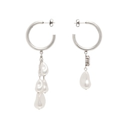 Silver Rain Drop Earrings 231600F022013