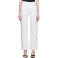 White Nadege Jeans 231600F069015