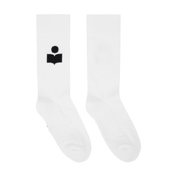 White Sporty Socks 231600F076003