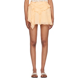 Orange Tripsy Miniskirt 231600F090013