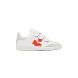White   Orange Sneakers 231600F128009