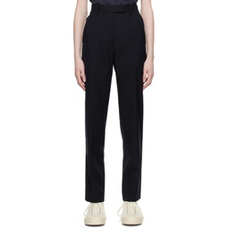 Black Tapered Trousers 231601F087004