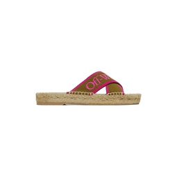 Pink Bookish Sandals 231607F124003