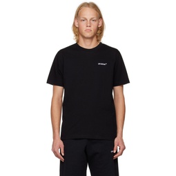 Black Helvetica T Shirt 231607M213005
