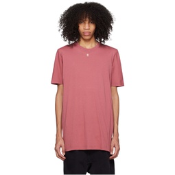 Pink Garment Dyed T Shirt 231610M213014