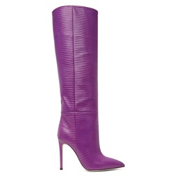 Purple Stiletto Boots 231616F115026