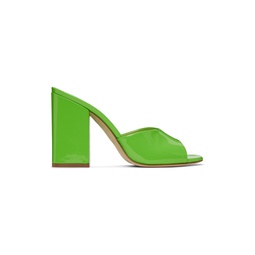 Green Anja Heeled Sandals 231616F125033