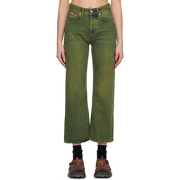 Green Avalon Jeans 231640F069009