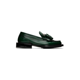 Green Rio Loafers 231640F121003