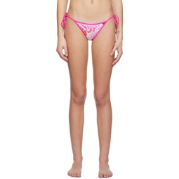 Pink Reversible Bikini Bottom 231653F105018