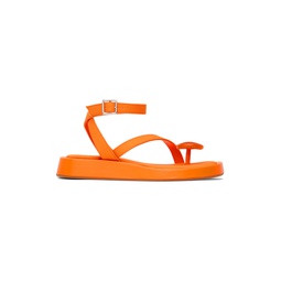 Orange GIA RHW Rosie 18 Sandals 231671F124018