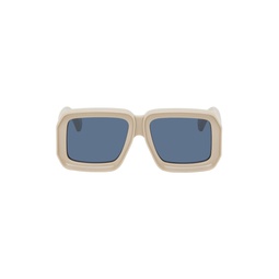 Beige   Blue Paulas Ibiza Dive Sunglasses 231677F005076