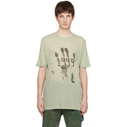 Green 1999 Hand T Shirt 231699M213007