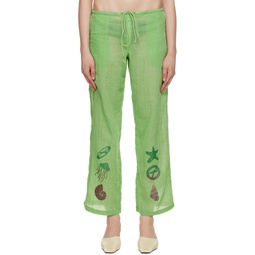 Green Sea Collection Lounge Pants 231731F086008