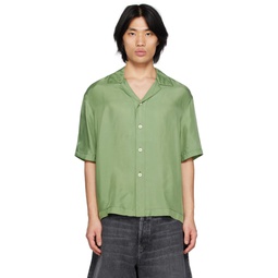 Green Buttoned Shirt 231736M192015