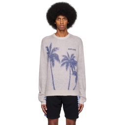 SSENSE Exclusive Off White Palms Sweater 231764M201000