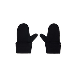 Black Double Gloves 231771F012000