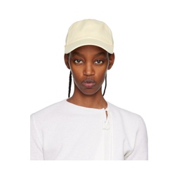 Off White Embroidered Cap 231771F016000