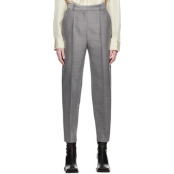Gray Evening Trousers 231771F087004