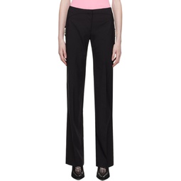Black Tailoring Buckle Trousers 231776F087005