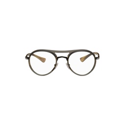 Brown Round Glasses 231796M133001