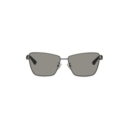 Gunmetal Classic Square Sunglasses 231798F005018