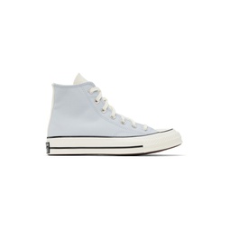 Blue   White Chuck 70 Nautical Sneakers 231799M236047