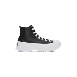 Black Leather Chuck Taylor All Star Lugged 2 0 Sneakers 231799M237036