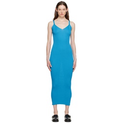 Blue Singlet Midi Dress 231803F054001