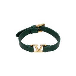 Green   Gold VLogo Bracelet 231807M142024