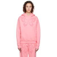 SSENSE Exclusive Pink Butterfly Hoodie 231810F097006