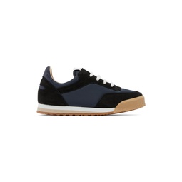 Navy   Black Pitch Low Sneakers 231818F128032