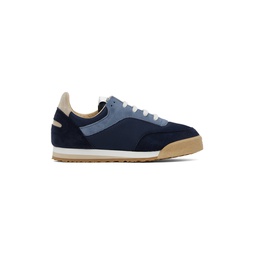 Navy Pitch Sneakers 231818F128033