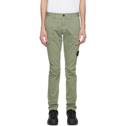 Green Patch Cargo Pants 231828M188012